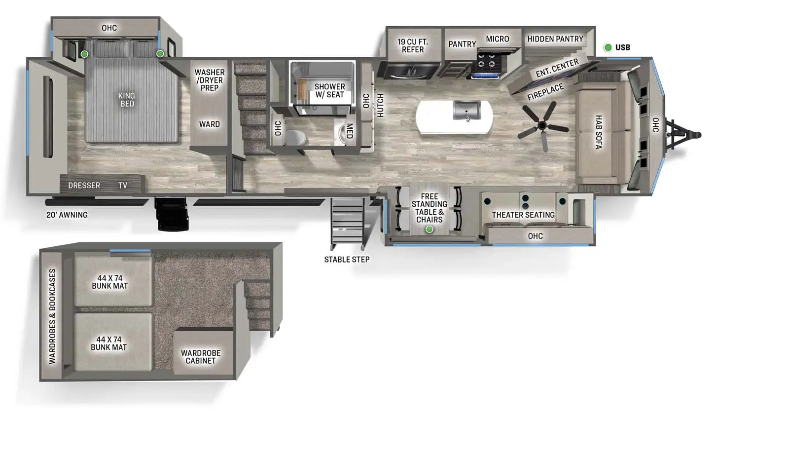 399LOFT Floorplan Image